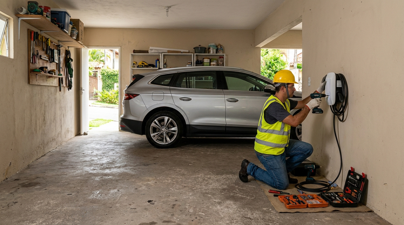 Instalação em garagem ou condomínio em Marília‑SP